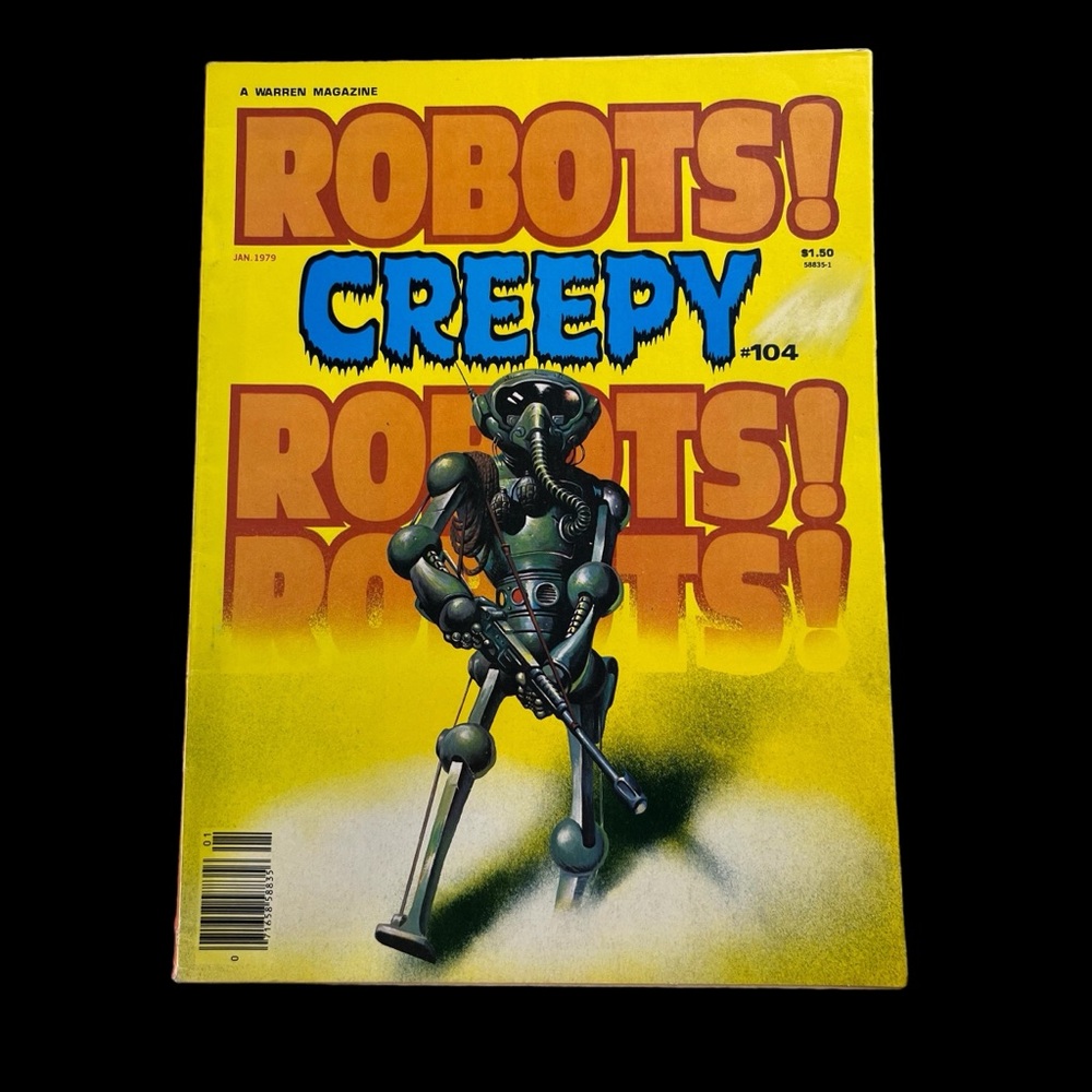 Creepy Magazine By Warren  Magazine #104 January 1979 | Robots!